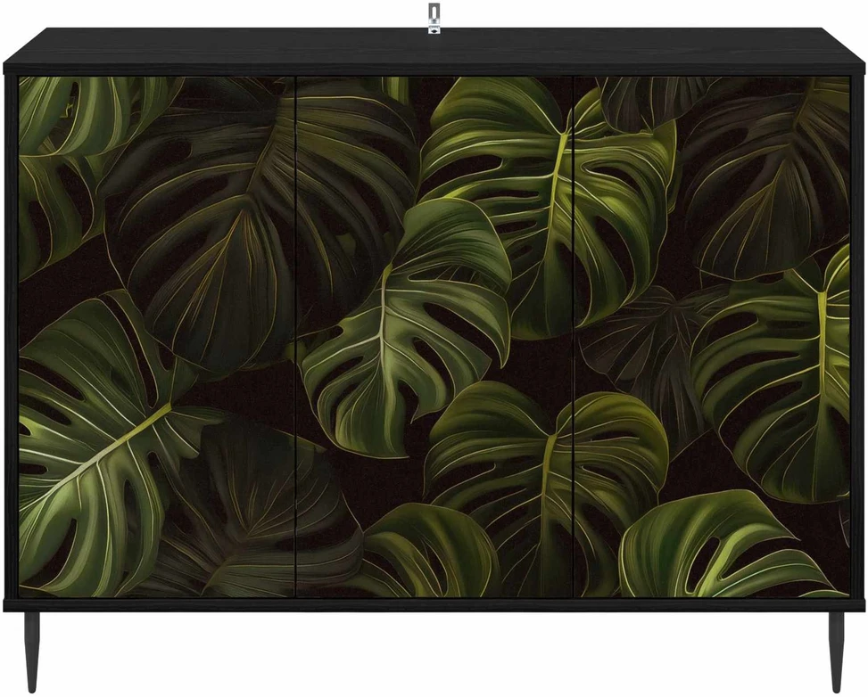 Kabalas ELBURG Juodojo ąžuolo 102 x 33 x 76 cm Apdirbta mediena