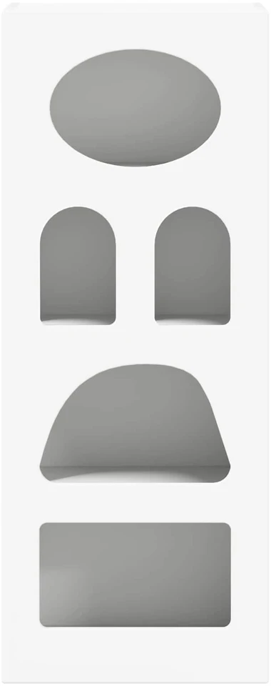 Kabalas ELST Balta 40 x 35 x 100,5 cm Apdirbta mediena