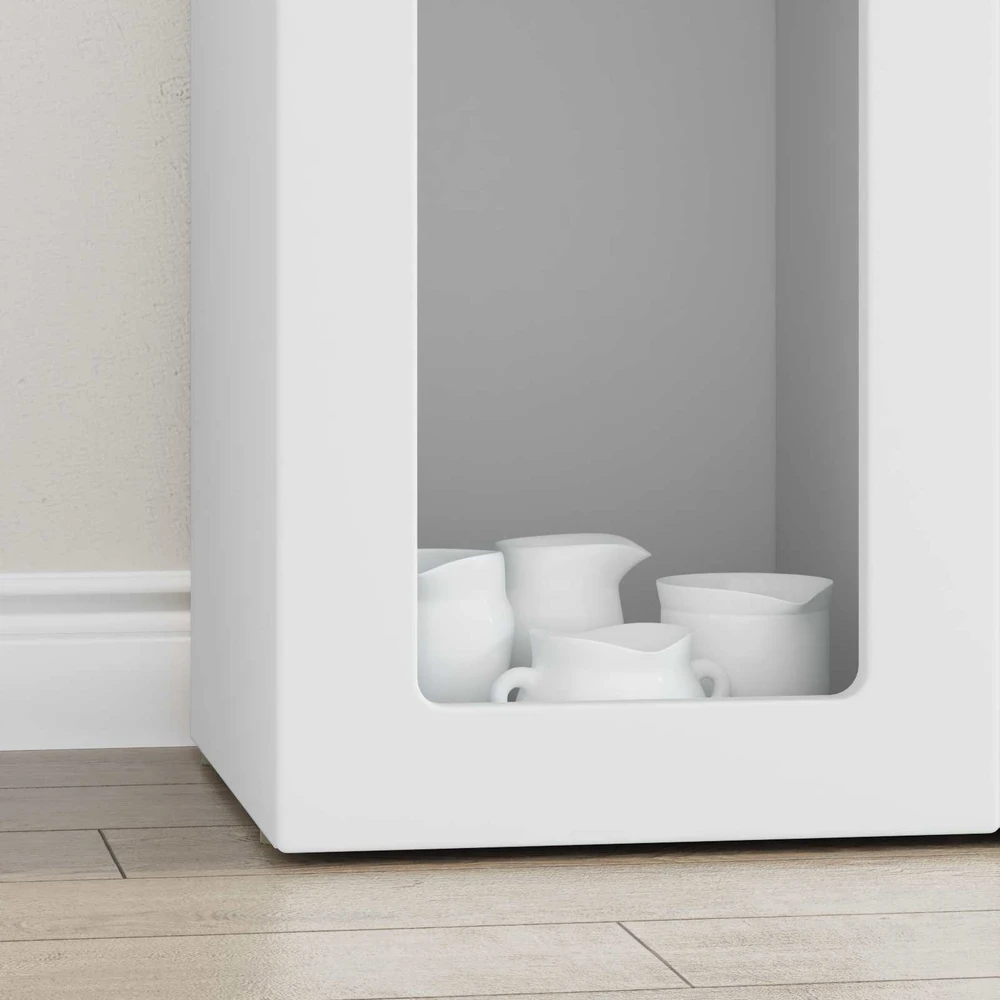 Kabalas ELST Balta 59 x 35 x 100,5 cm Apdirbta mediena