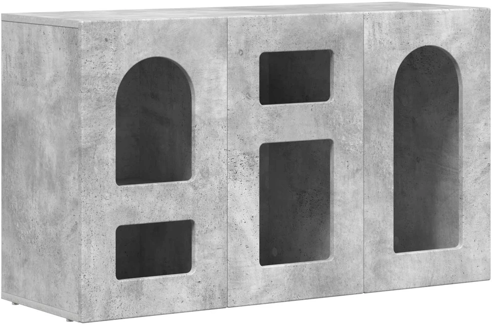 Kabalas ELST Betono pilka 100 x 35 x 59 cm Apdirbta mediena