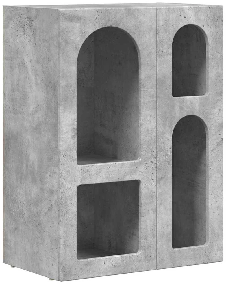 Kabalas ELST Betono pilka 59 x 35 x 80.5 cm Apdirbta mediena
