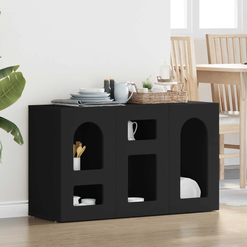 Kabalas ELST Juoda 100 x 35 x 59 cm Apdirbta mediena