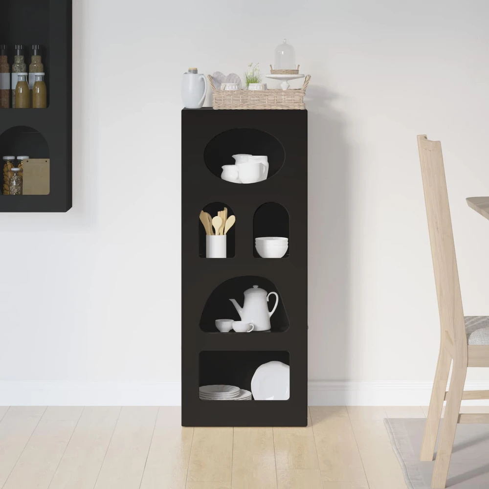 Kabalas ELST Juoda 40 x 35 x 100,5 cm Apdirbta mediena