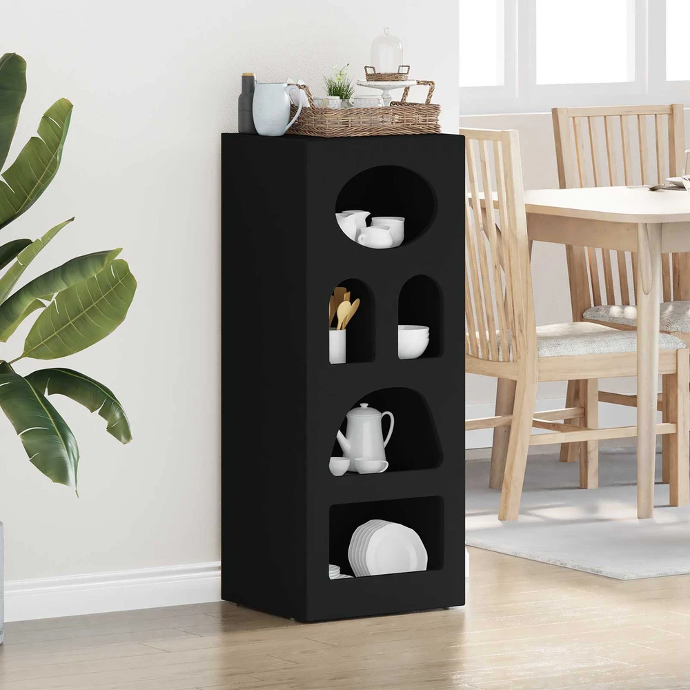 Kabalas ELST Juoda 40 x 35 x 100,5 cm Apdirbta mediena