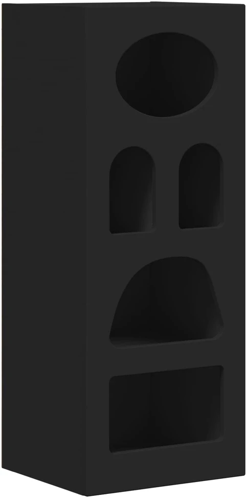 Kabalas ELST Juoda 40 x 35 x 100,5 cm Apdirbta mediena