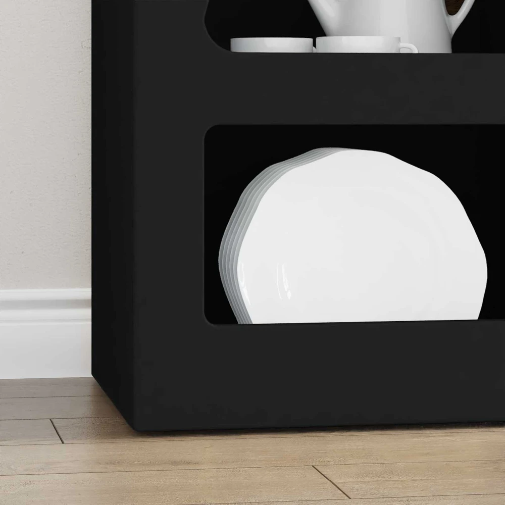 Kabalas ELST Juoda 40 x 35 x 100,5 cm Apdirbta mediena