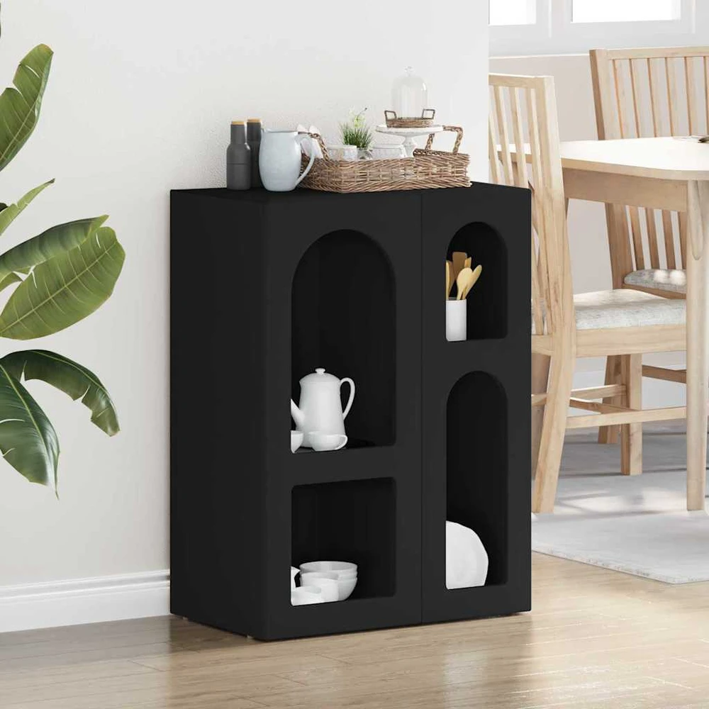 Kabalas ELST Juoda 59 x 35 x 80.5 cm Apdirbta mediena