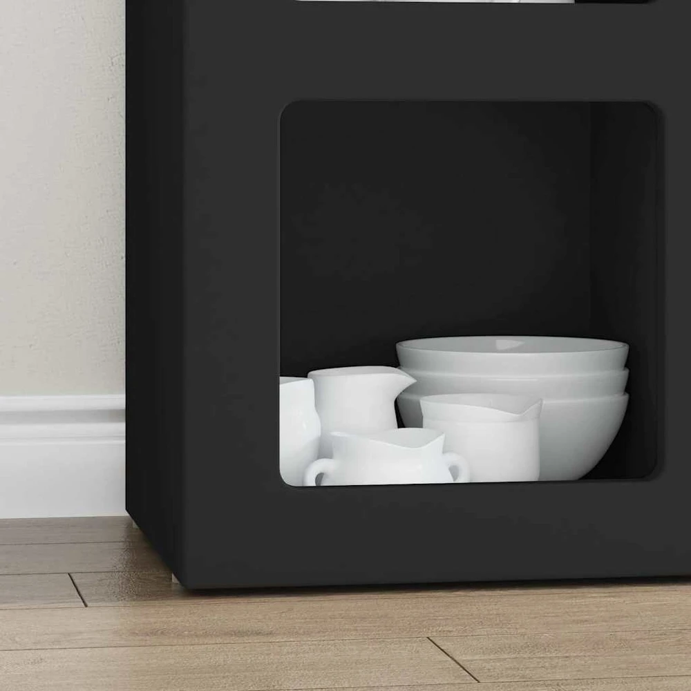 Kabalas ELST Juoda 59 x 35 x 80.5 cm Apdirbta mediena