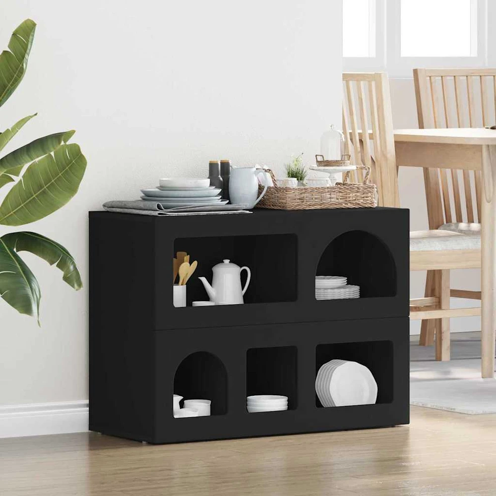 Kabalas ELST Juoda 80.5 x 35 x 59 cm Apdirbta mediena