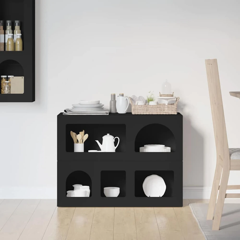 Kabalas ELST Juoda 80.5 x 35 x 59 cm Apdirbta mediena