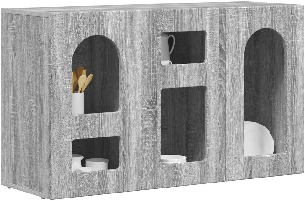Kabalas ELST Pilkas Sonoma 100 x 35 x 59 cm Apdirbta mediena