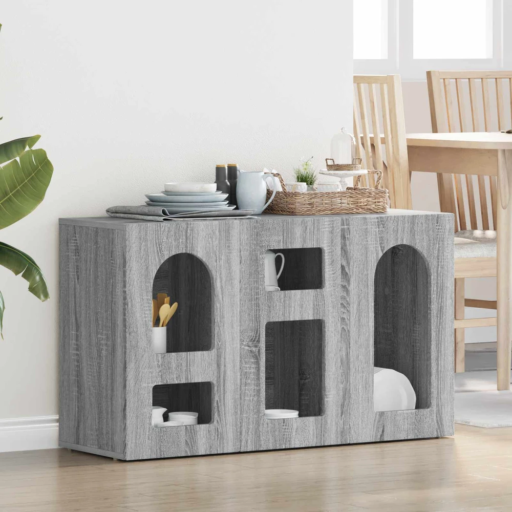 Kabalas ELST Pilkas Sonoma 100 x 35 x 59 cm Apdirbta mediena