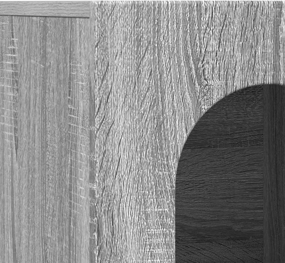 Kabalas ELST Pilkas Sonoma 100 x 35 x 59 cm Apdirbta mediena