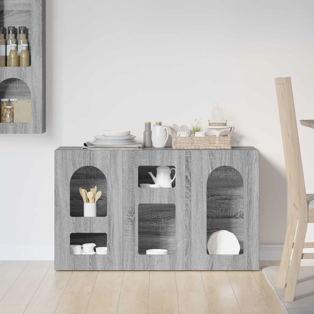 Kabalas ELST Pilkas Sonoma 100 x 35 x 59 cm Apdirbta mediena