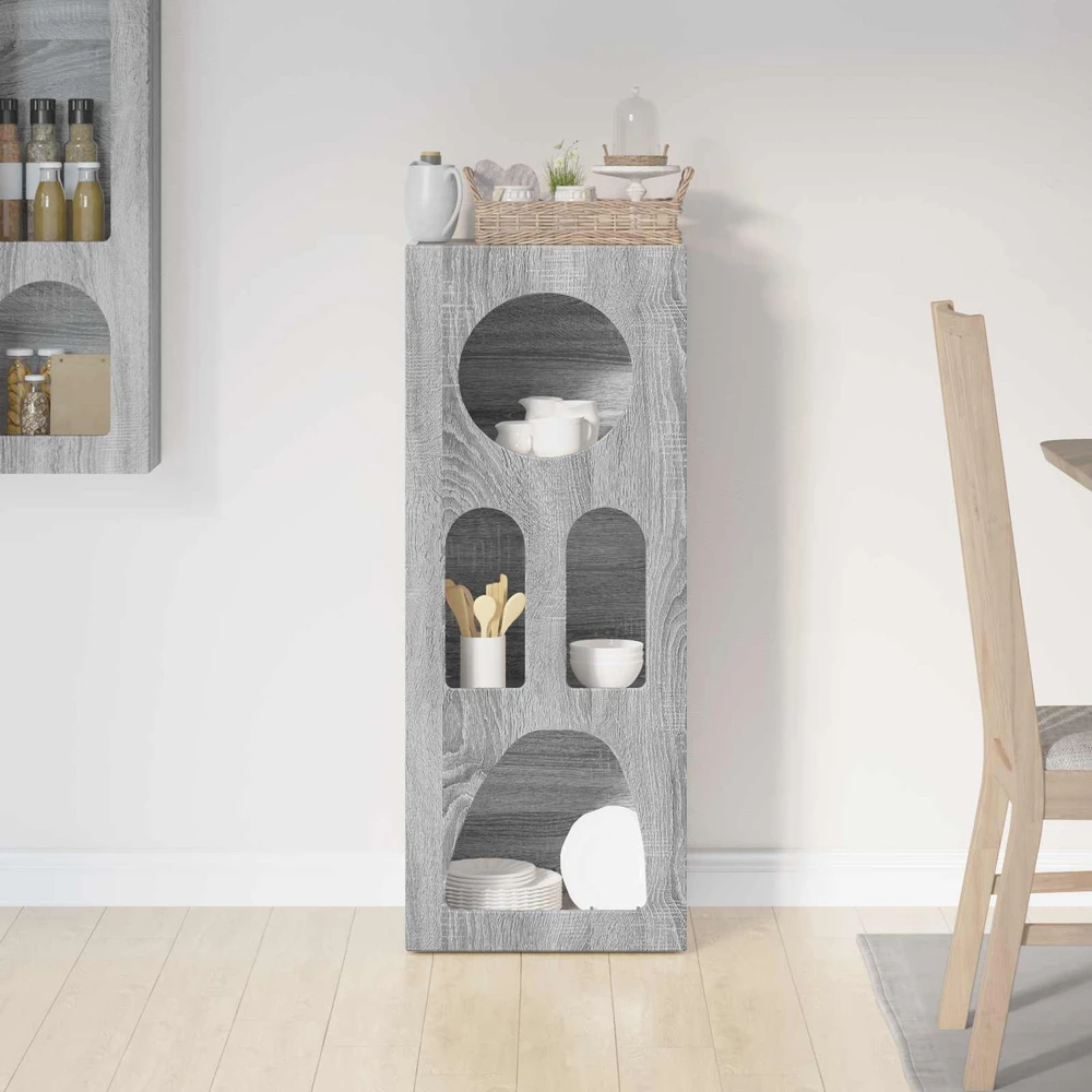 Kabalas ELST Pilkas Sonoma 40 x 35 x 100.5 cm Apdirbta mediena