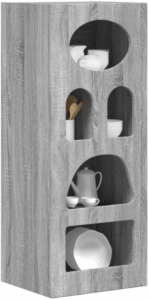 Kabalas ELST Pilkas Sonoma 40 x 35 x 100,5 cm Apdirbta mediena