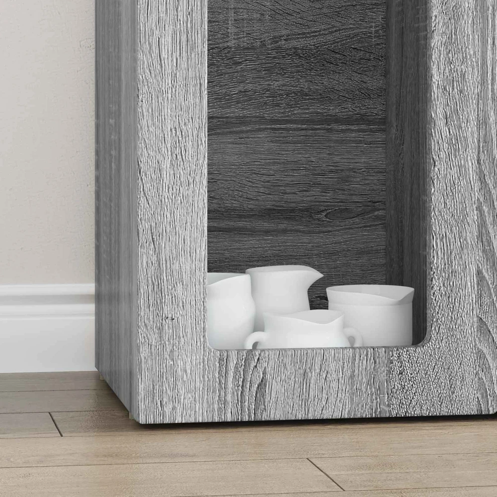 Kabalas ELST Pilkas Sonoma 59 x 35 x 100,5 cm Apdirbta mediena