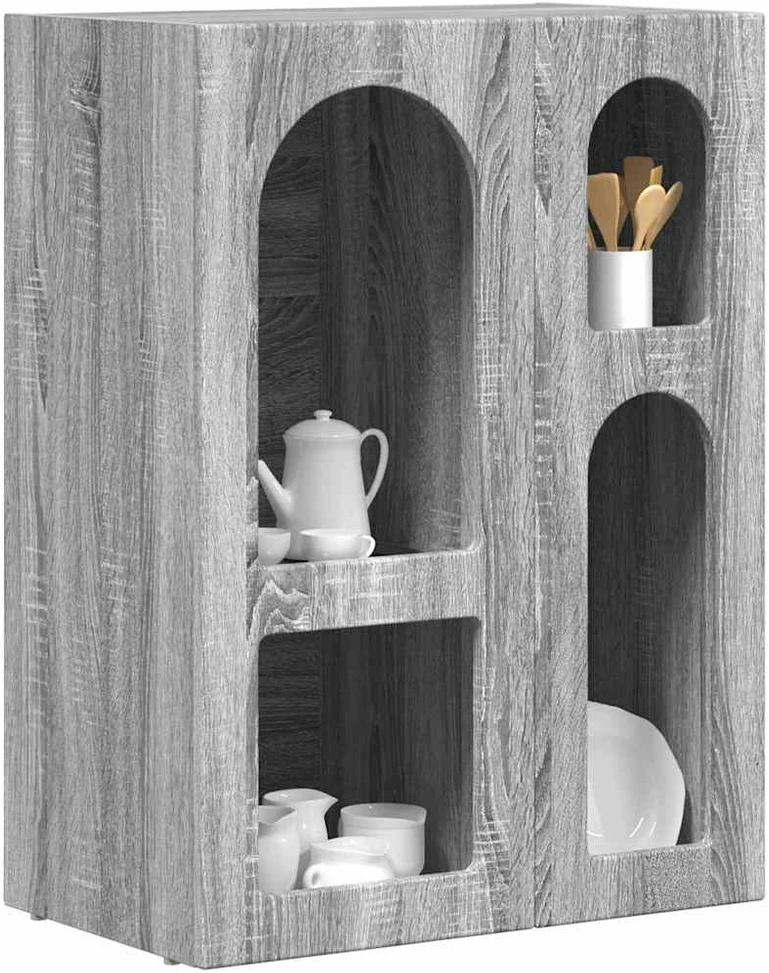 Kabalas ELST Pilkas Sonoma 59 x 35 x 80.5 cm Apdirbta mediena