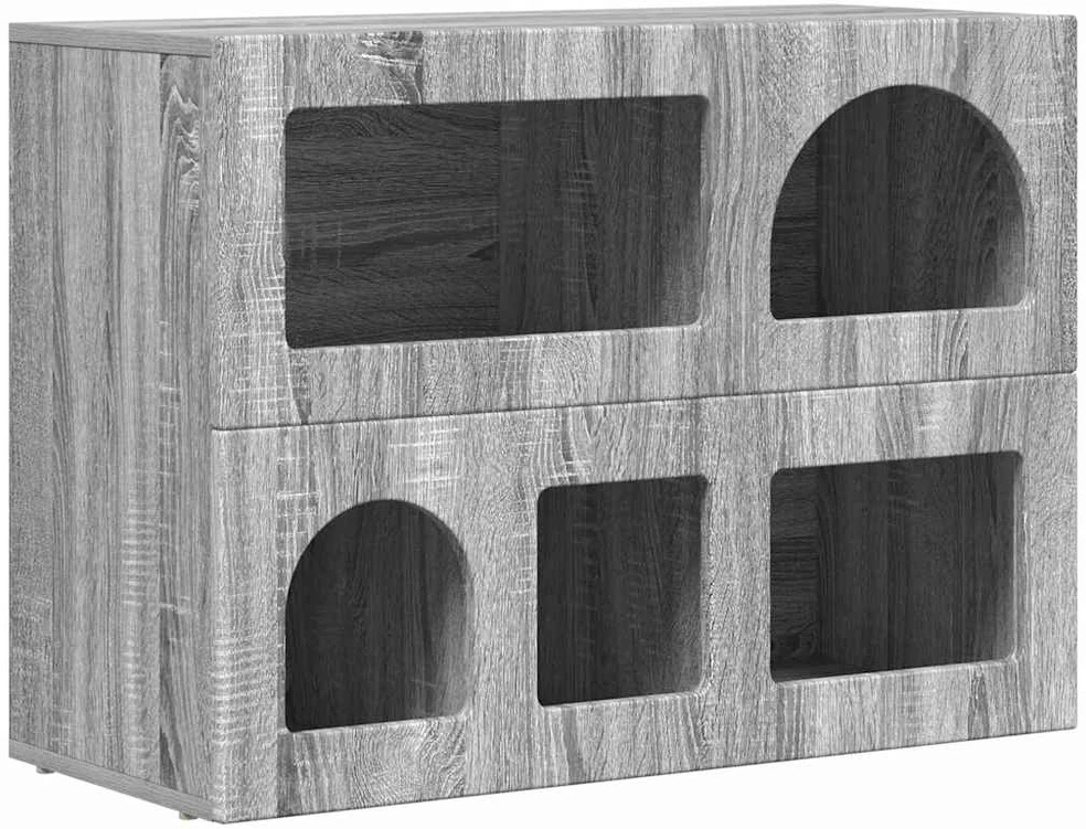 Kabalas ELST Pilkas Sonoma 80.5 x 35 x 59 cm Apdirbta mediena