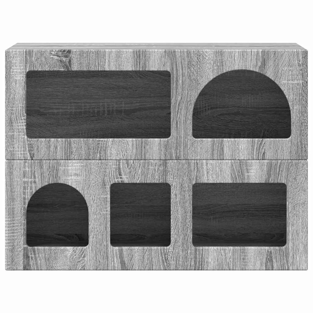 Kabalas ELST Pilkas Sonoma 80.5 x 35 x 59 cm Apdirbta mediena