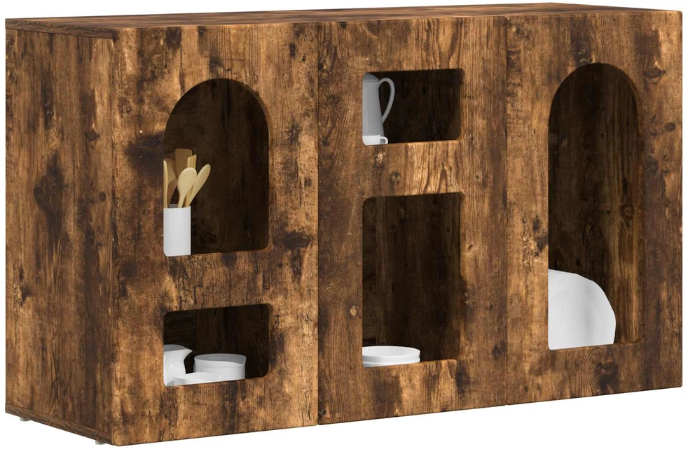 Kabalas ELST Rūkyta ąžuolas 100 x 35 x 59 cm Apdirbta mediena