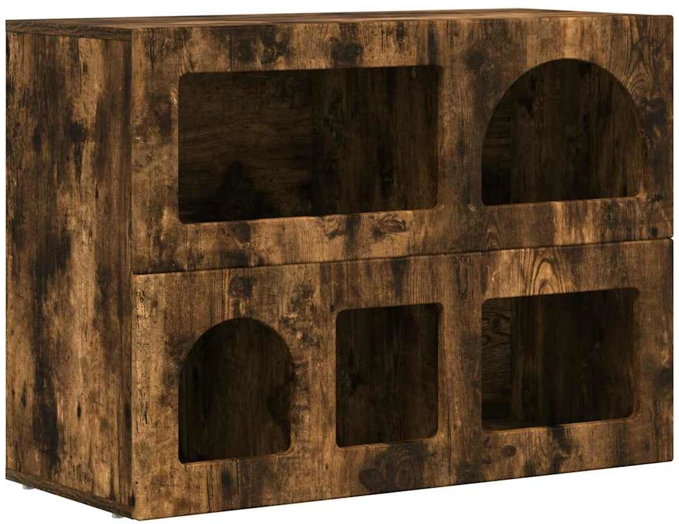 Kabalas ELST Rūkyta ąžuolas 80.5 x 35 x 59 cm Apdirbta mediena