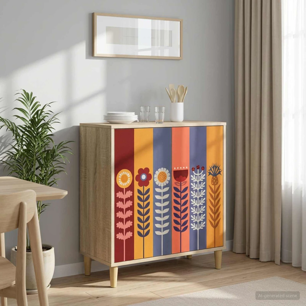 Kabalas ESSEN Sonoma ąžuolo 69 x 33 x 75 cm Apdirbta mediena