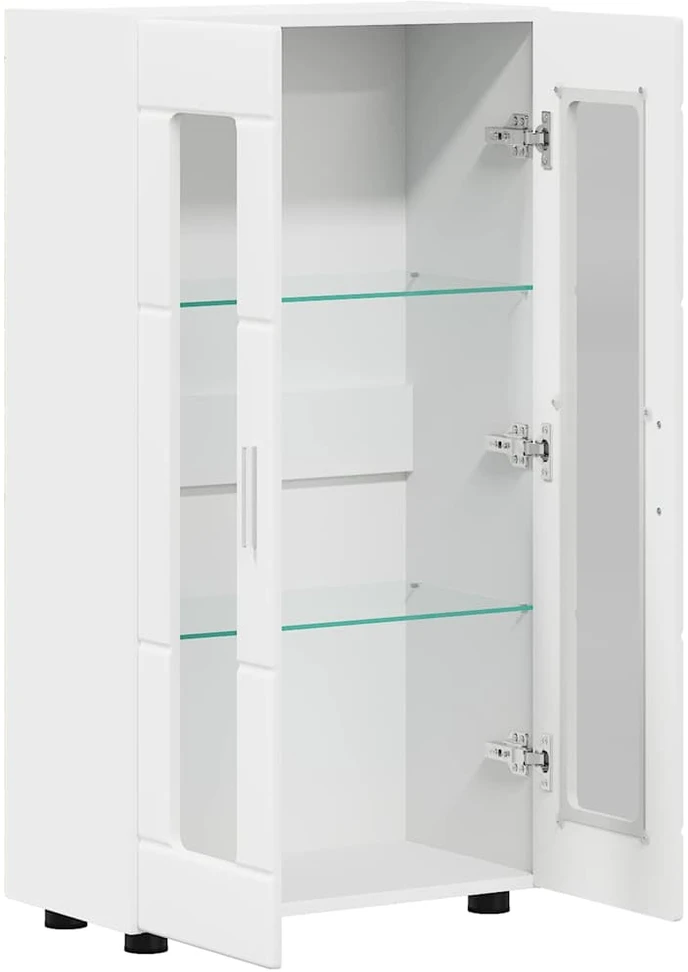 Kabalas FLORIN 55,5 x 29 x 100 cm Balta Apdirbta mediena