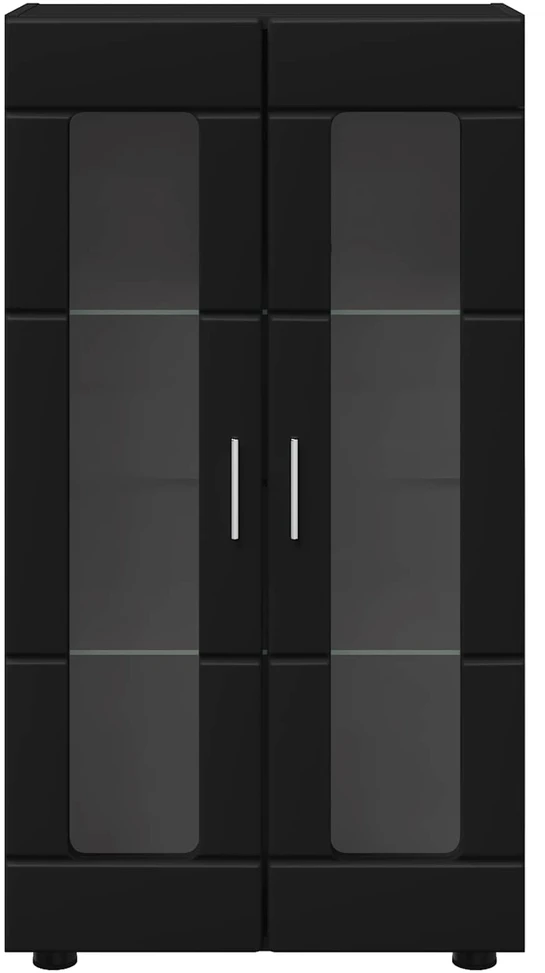 Kabalas FLORIN 55,5 x 29 x 100 cm Juoda Apdirbta mediena