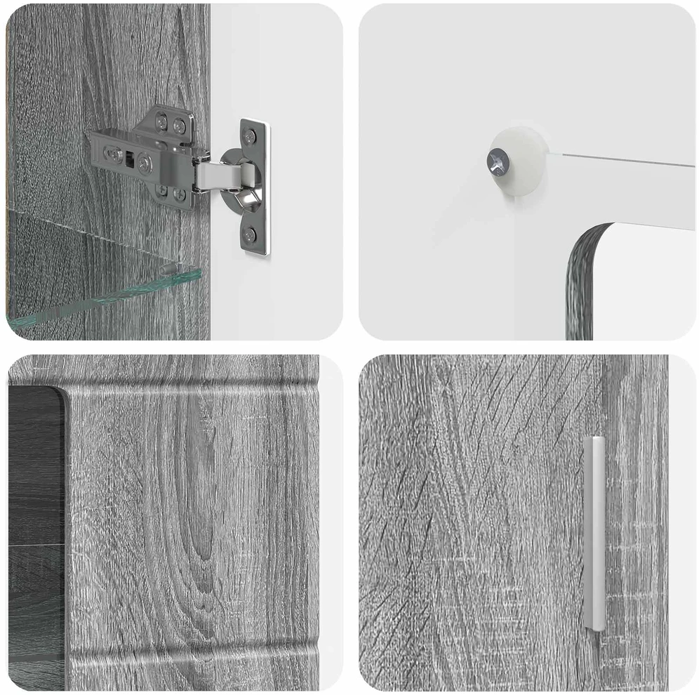 Kabalas FLORIN 55,5 x 29 x 100 cm Pilkas Sonoma