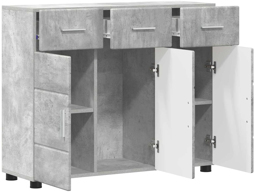 Kabalas FLORIN 88,5 x 30,5 x 73 cm Betono pilka