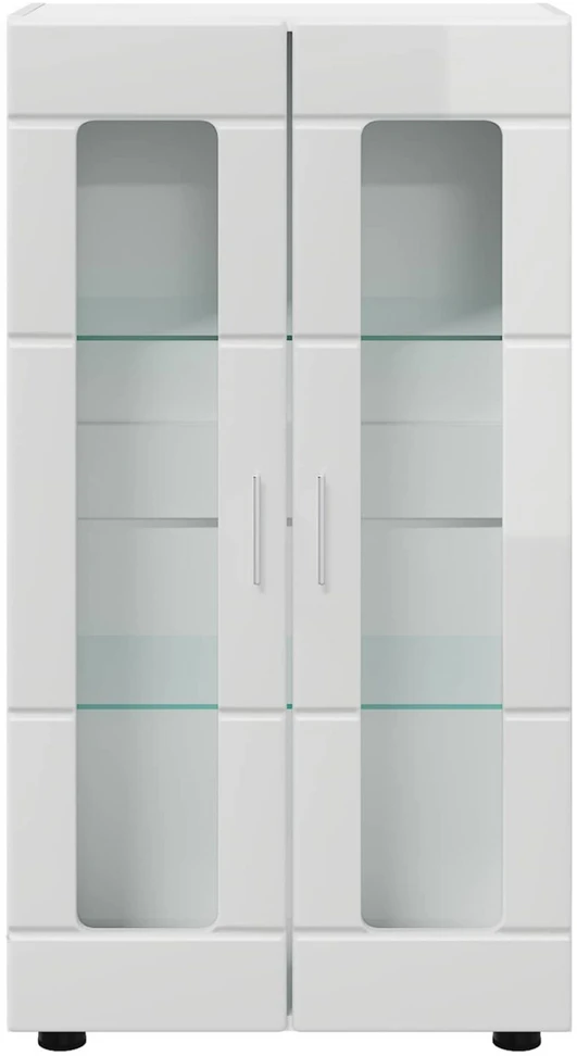 Kabalas FLORIN 55,5 x 29 x 100 cm Aukštai blizganti balta