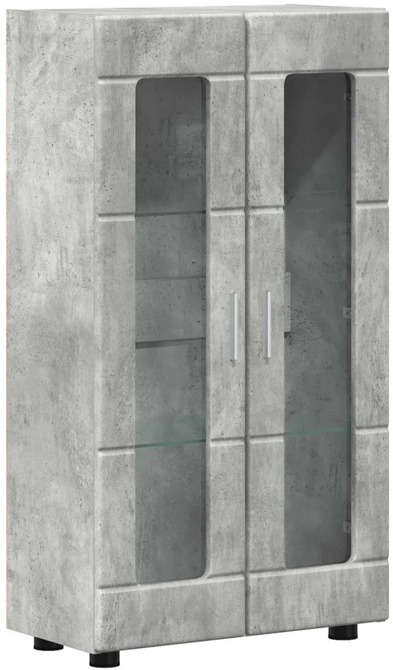 Kabalas FLORIN 55,5 x 29 x 100 cm Betono pilka Apdirbta mediena