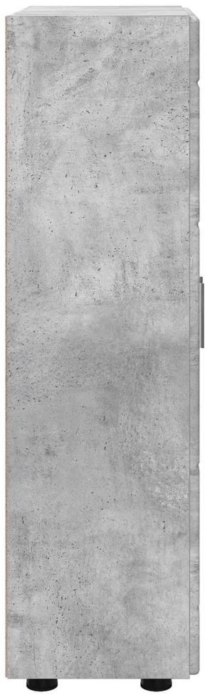 Kabalas FLORIN 55,5 x 29 x 100 cm Betono pilka Apdirbta mediena