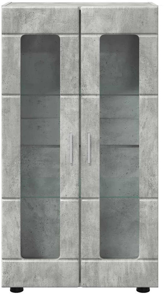Kabalas FLORIN 55,5 x 29 x 100 cm Betono pilka Apdirbta mediena