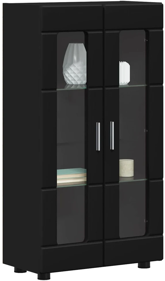 Kabalas FLORIN 55,5 x 29 x 100 cm Juoda Apdirbta mediena