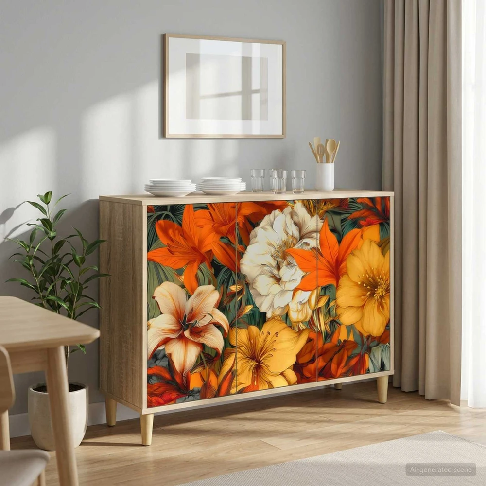 Kabalas GENNEP Sonoma ąžuolo 102 x 33 x 75 cm Apdirbta mediena