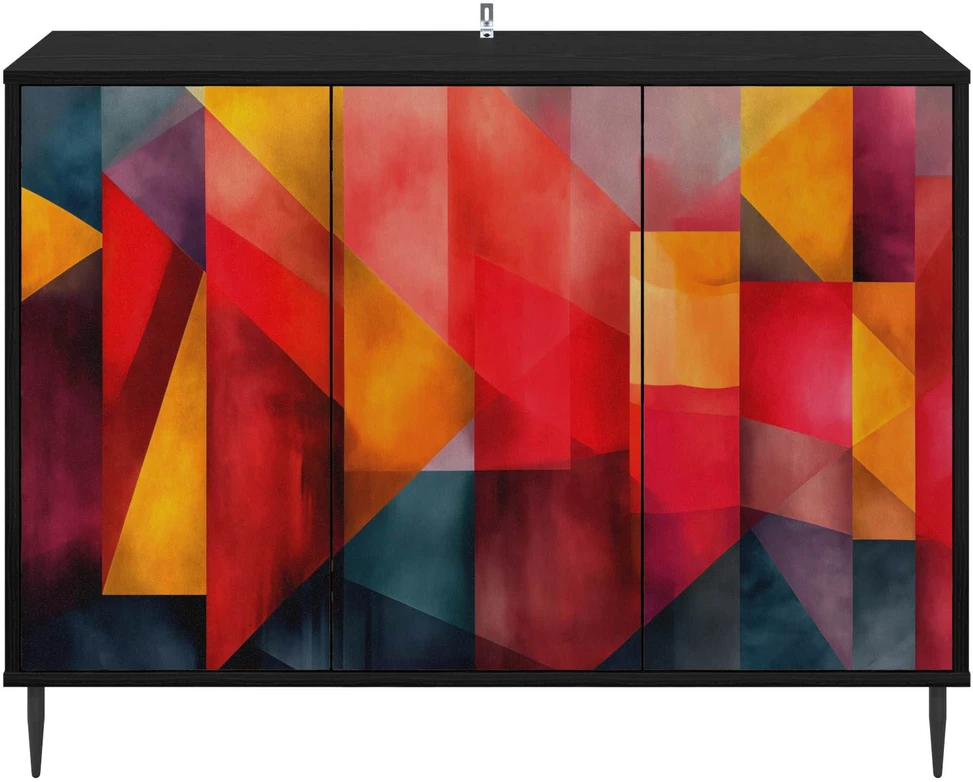 Kabalas HEESCH Juodojo ąžuolo 102 x 33 x 76 cm Apdirbta mediena