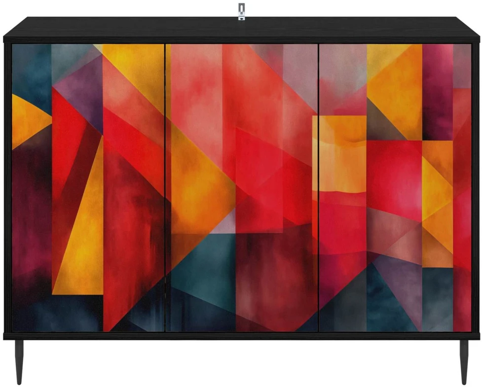 Kabalas HEESCH Juodojo ąžuolo 102 x 33 x 76 cm Apdirbta mediena