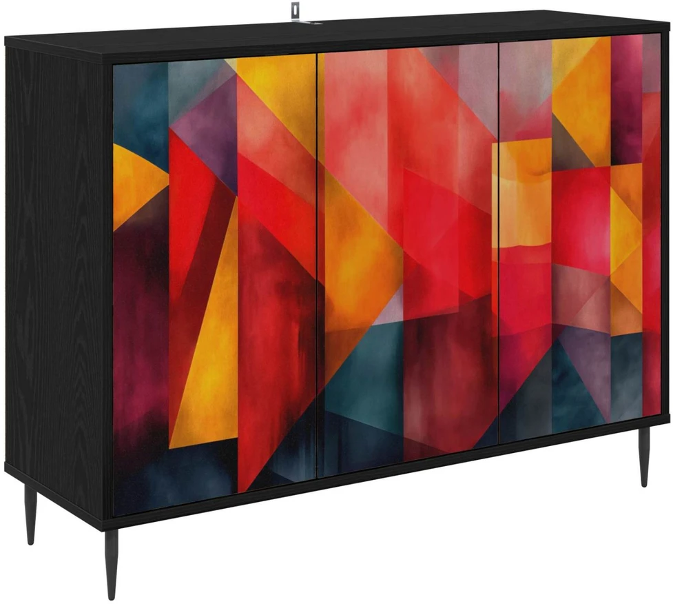 Kabalas HEESCH Juodojo ąžuolo 102 x 33 x 76 cm Apdirbta mediena
