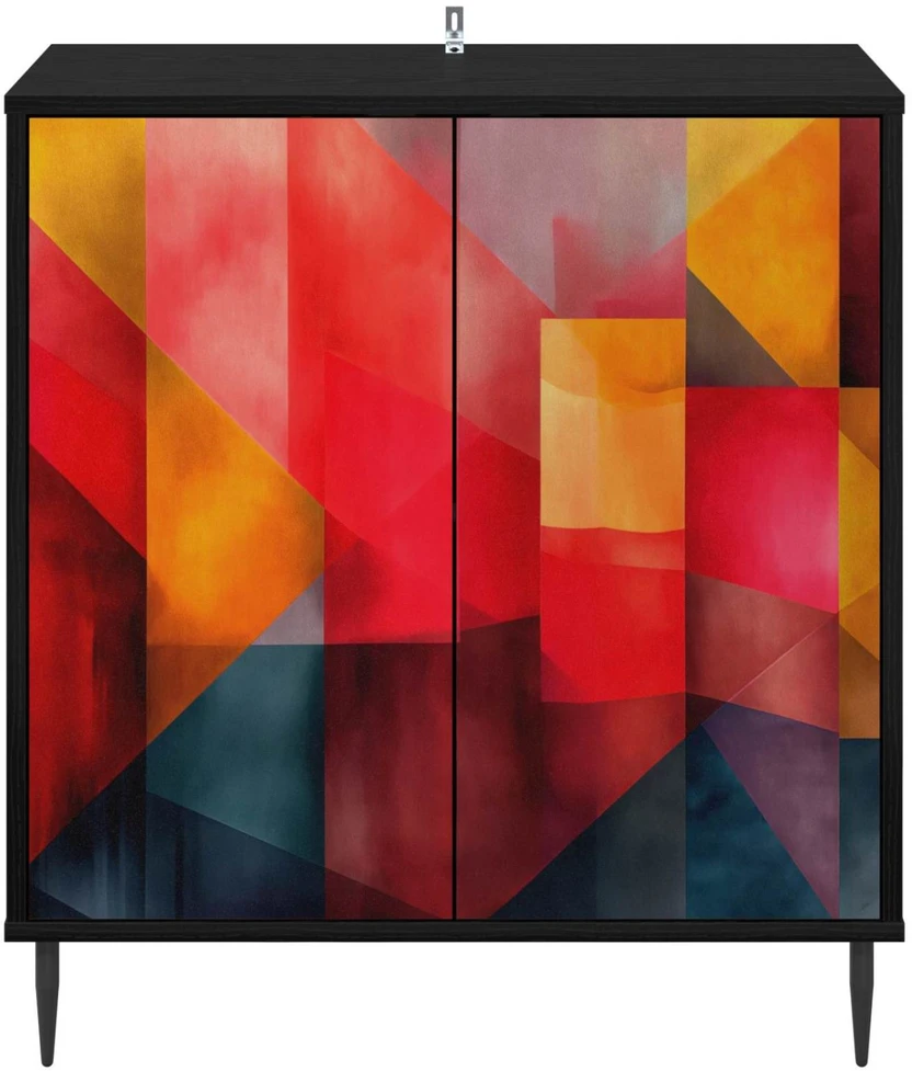 Kabalas HEESCH Juodojo ąžuolo 69 x 33 x 76 cm Apdirbta mediena