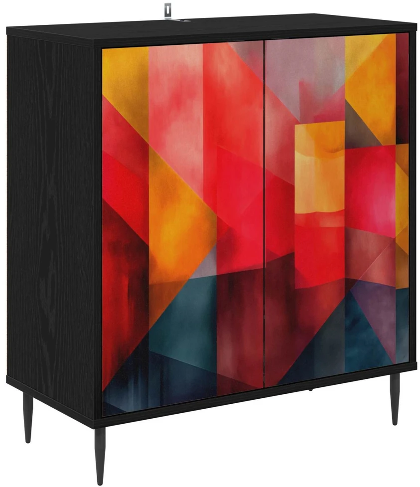 Kabalas HEESCH Juodojo ąžuolo 69 x 33 x 76 cm Apdirbta mediena