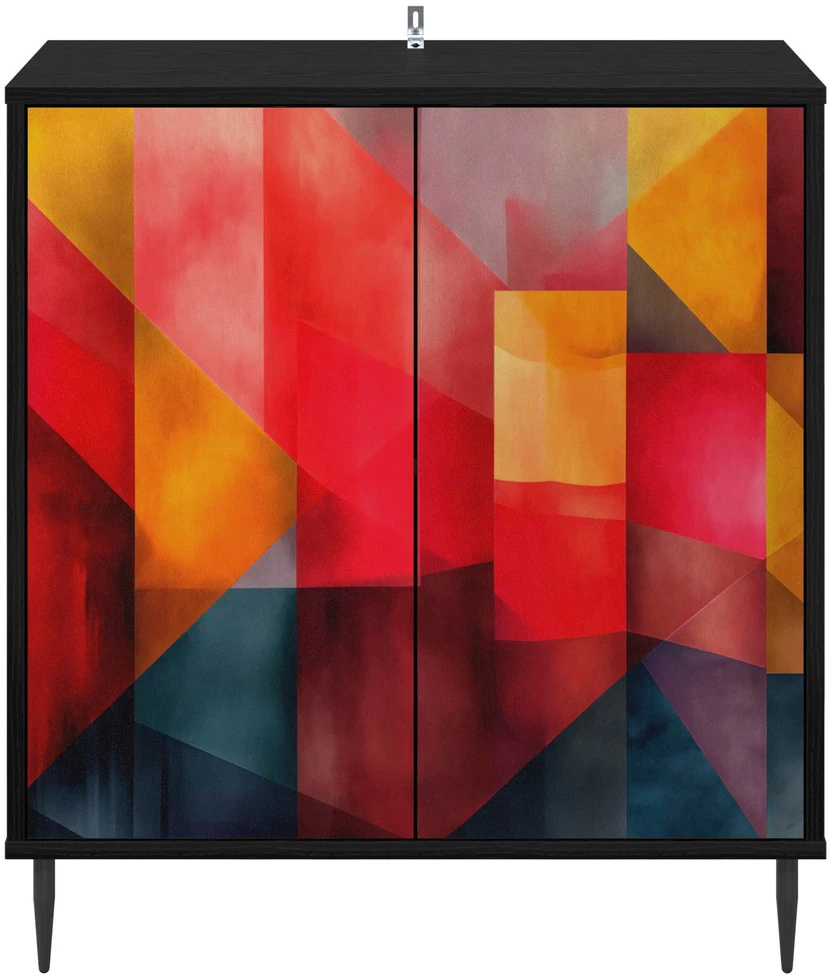 Kabalas HEESCH Juodojo ąžuolo 69 x 33 x 76 cm Apdirbta mediena