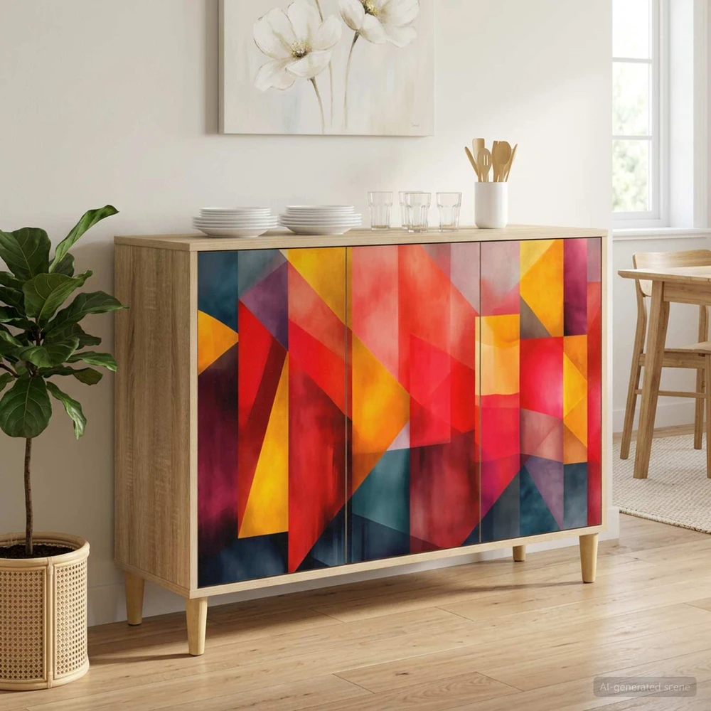 Kabalas HEESCH Sonoma ąžuolo 102 x 33 x 75 cm Apdirbta mediena