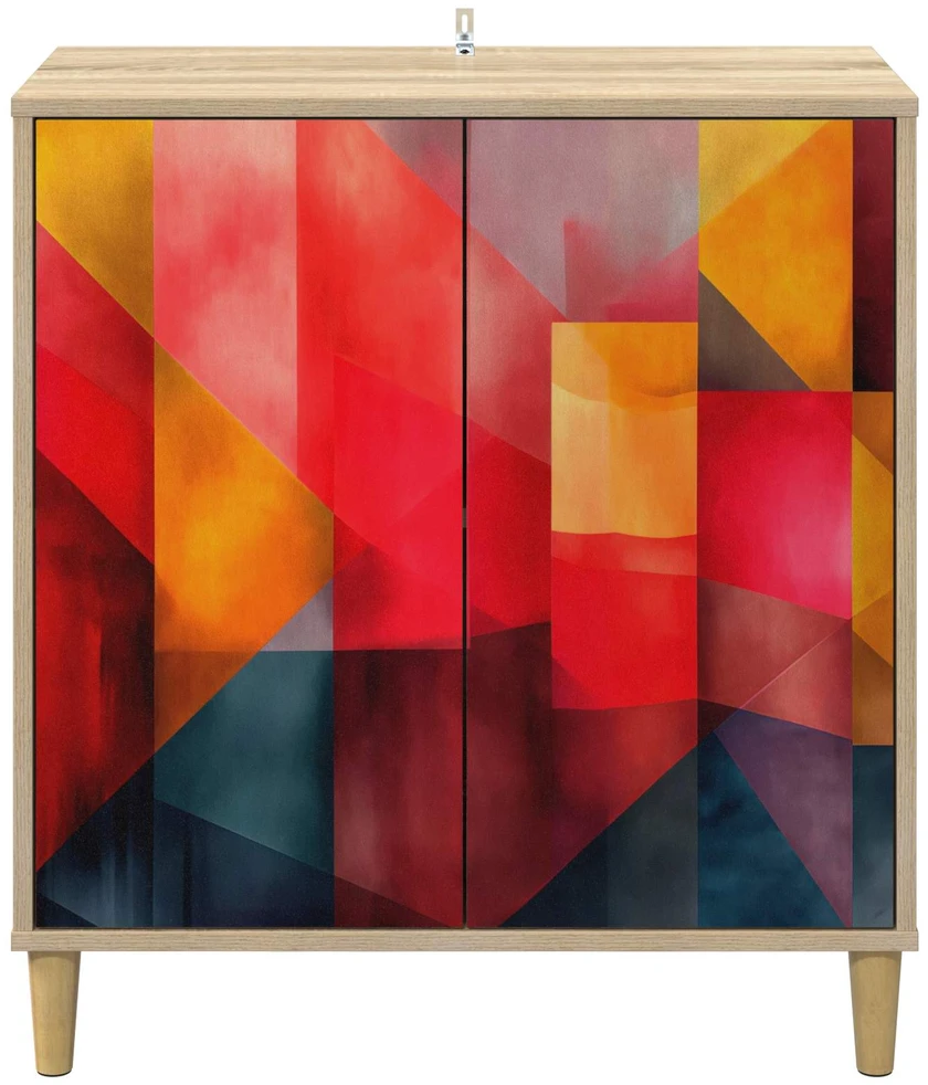 Kabalas HEESCH Sonoma ąžuolo 69 x 33 x 75 cm Apdirbta mediena