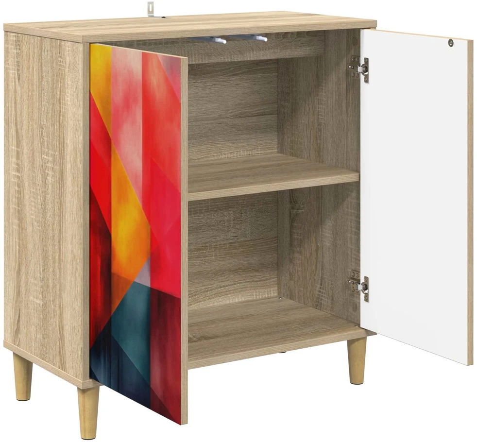 Kabalas HEESCH Sonoma ąžuolo 69 x 33 x 75 cm Apdirbta mediena