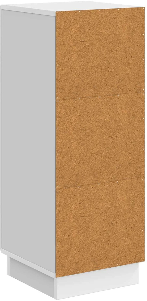 Kabalas Itin blizgi balta 33 x 34,5 x 87 cm Apdirbta mediena