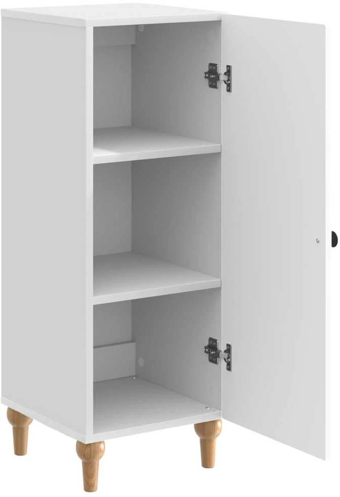 Kabalas Itin blizgi balta 33 x 34,5 x 90 cm Apdirbta mediena