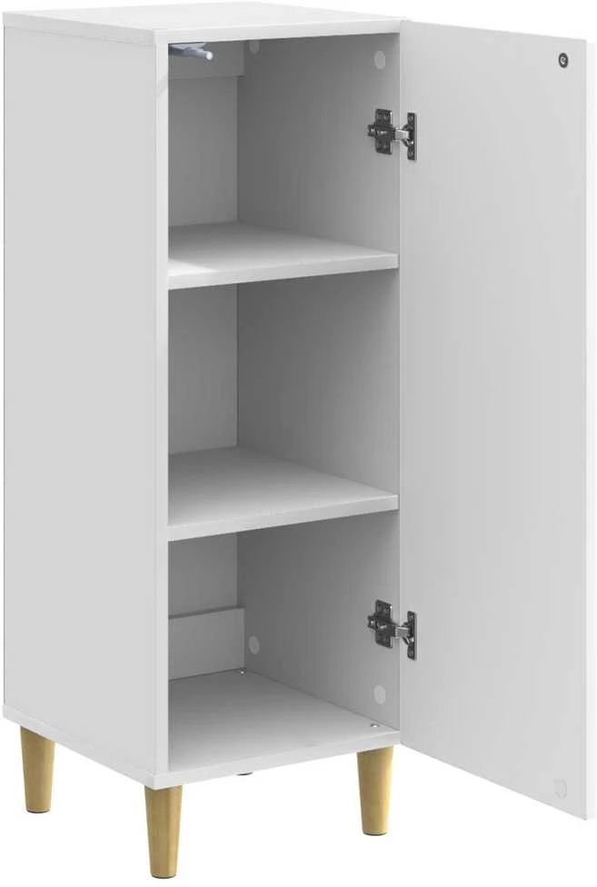 Kabalas Itin blizgi balta 33 x 34,5 x 90 cm Apdirbta mediena