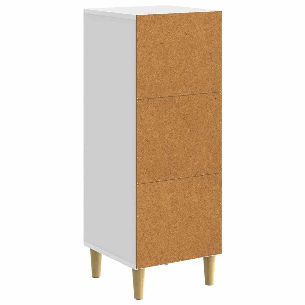 Kabalas Itin blizgi balta 33 x 34,5 x 90 cm Apdirbta mediena